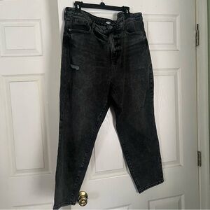 Women’s Old Navy OG Straight High Rise Dark Wash Jeans Size 18